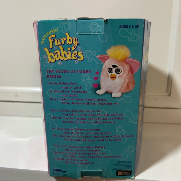 Rare NIB original curly curly furby baby - Picture 1 of 3